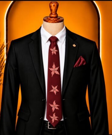 Gond Hand Painted Wine Tie