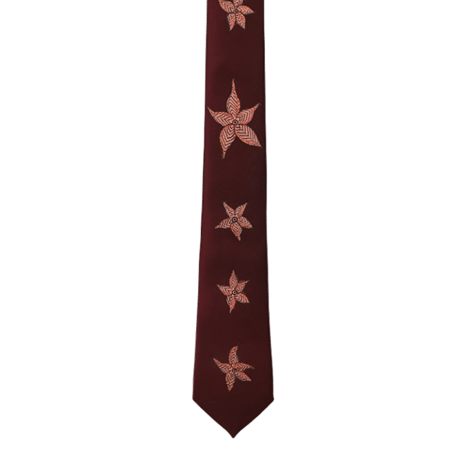 Gond Hand Painted Wine Tie