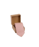 Blended Raw Silk Pink Tie
