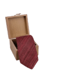 Pure Raw Silk Magenta Tie