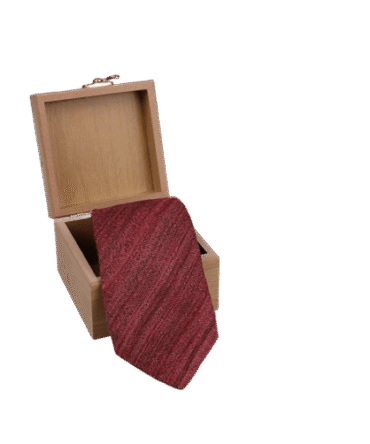 Pure Raw Silk Magenta Tie