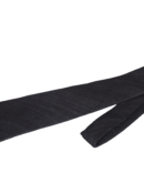 Pure Raw Silk Black Tie