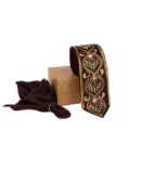 Pattachitra Hand Painted Dark Chocolate Tie
