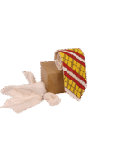 Kerala Mural Art Hand Painted Yellow Tie