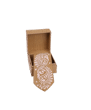 Alpona Hand Painted Cream Tie