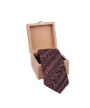 Wine Kantha Tie