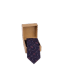 Purply Blue Ikaat Tie
