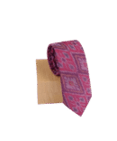 Red Ikaat Tie