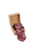 Printed Wine Tie