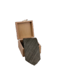 Pure Raw Silk Black Tie