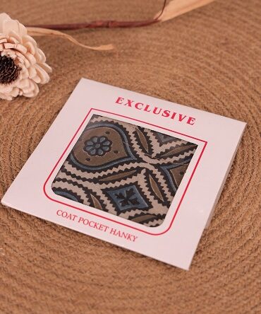 Ajrakh Print Modal Silk Pocket Square