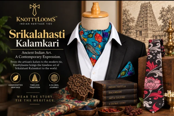 Srikalahasti Kalamkari Ties